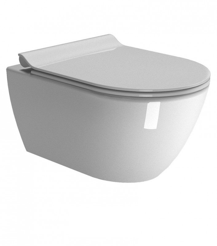 Унитаз подвесной безободковый GSI Pura ”Swirlflush®” белый 8815 11