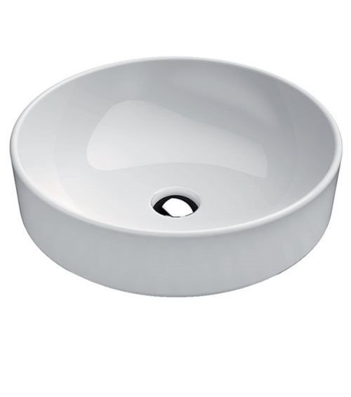 Раковина для ванної накладна GSI Pura біла 8828 11