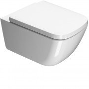 Крышка с сиденьем для унитаза GSI Sand Soft-Close белая MS90QC11