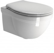 Унітаз підвісний безободковий GSI Classic без прихованого кріплення (з установленням знизу) 8712 11