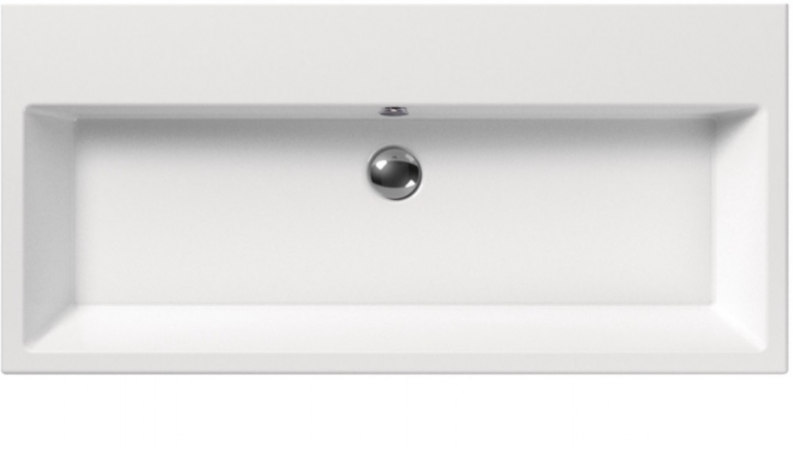 Раковина для ванной подвесная GSI Kube 100 белая 8923 1 11