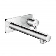 Смеситель для раковины однорычажный настенный скрытый Hansgrohe коллекция Talis S хром 72111000