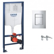 Система инсталляции для подвесного унитаза Grohe Rapid SL 3в1 39501000