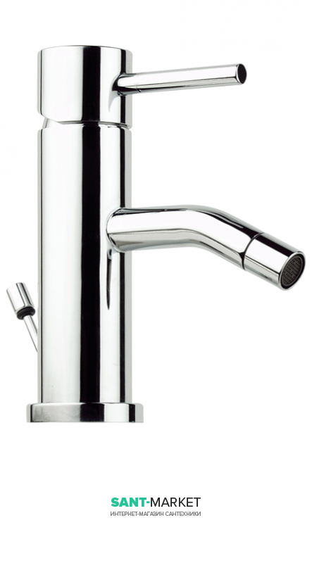 Смеситель для биде RESP ZIPPO с донным клапаном хром 30.372/А