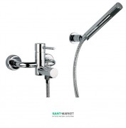 Змішувач для ванни RESP ZIPPO з ручним душем чорний матовий 30.311 nero opaco