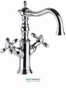 Смеситель для раковины двухвентильный RESP TIBERIUS хром 140.146/A CR