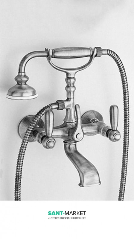 Смеситель для ванны RESP LONDON с ручным душем хром 79.010 CR