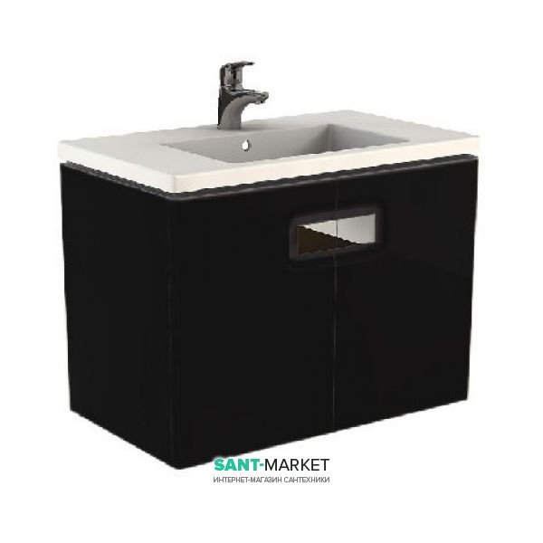Тумба под раковину Kolo Twins черная матовая 89549000