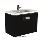Тумба под раковину Kolo Twins черная матовая 89549000