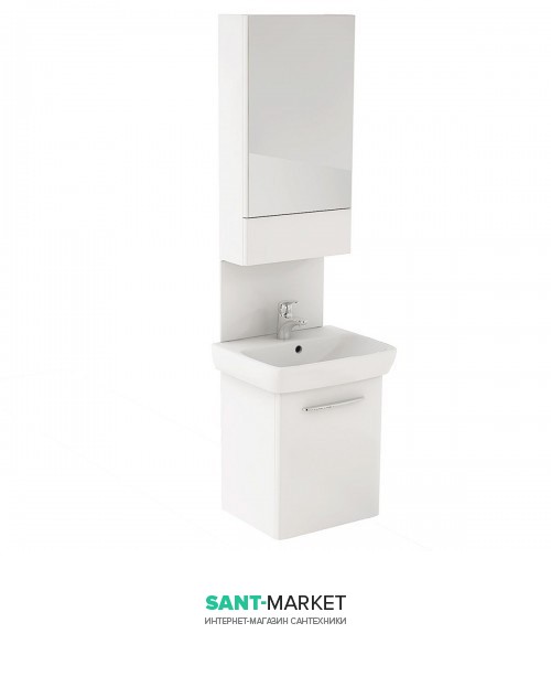 Тумба з раковиною підвісна Kolo Nova Pro 50 см з дзеркалом біла M39014000