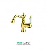 Змішувач для біде RESP CAESAR з донним клапаном золото 152.378.372 / A ORO