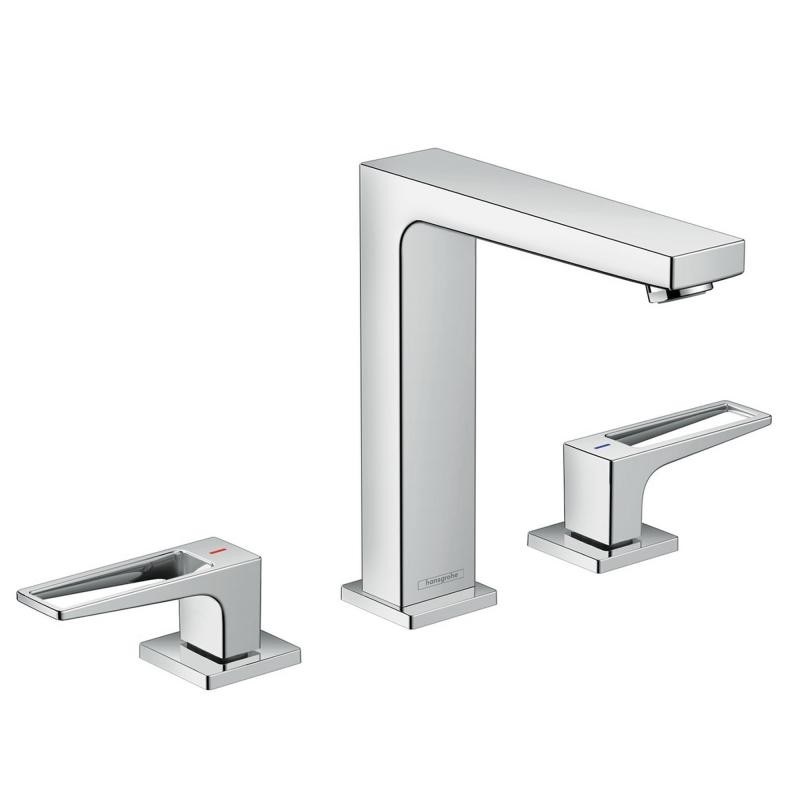 Смеситель для раковины двухрычажный скрытый Hansgrohe коллекция Metropol хром 74515000