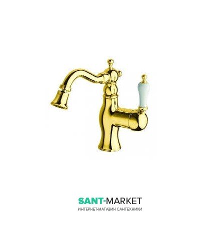 Смеситель для биде RESP CAESAR с донным клапаном золото 152.378.372/A ORO