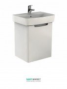 Тумба с раковиной подвесная Kolo Rekor 60 см белый глянец K99026000