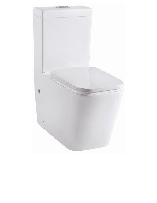 Унитаз напольный компакт Volle Libra + сиденье твердое Slim slow-closing 13-41-506