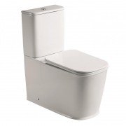 Унітаз підлоговий компакт Volle Puerta Rimless + сидіння тверде Slim slow-closing 13-16-075