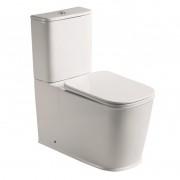 Унитаз напольный компакт Volle Puerta Rimless + сиденье твердое Slim slow-closing 13-16-075