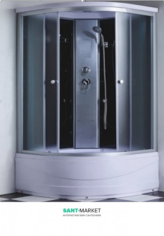 Гидробокс угловой Santeh 90x90x215 c поддоном 6607-9 9