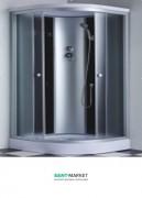 Гидробокс угловой Santeh 90x90x215 с гидромассажем спины 6801-9