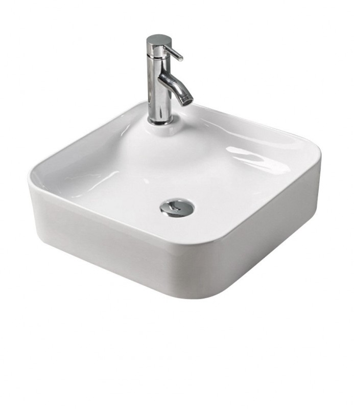 Раковина для ванної накладна Volle біла 13-01-038