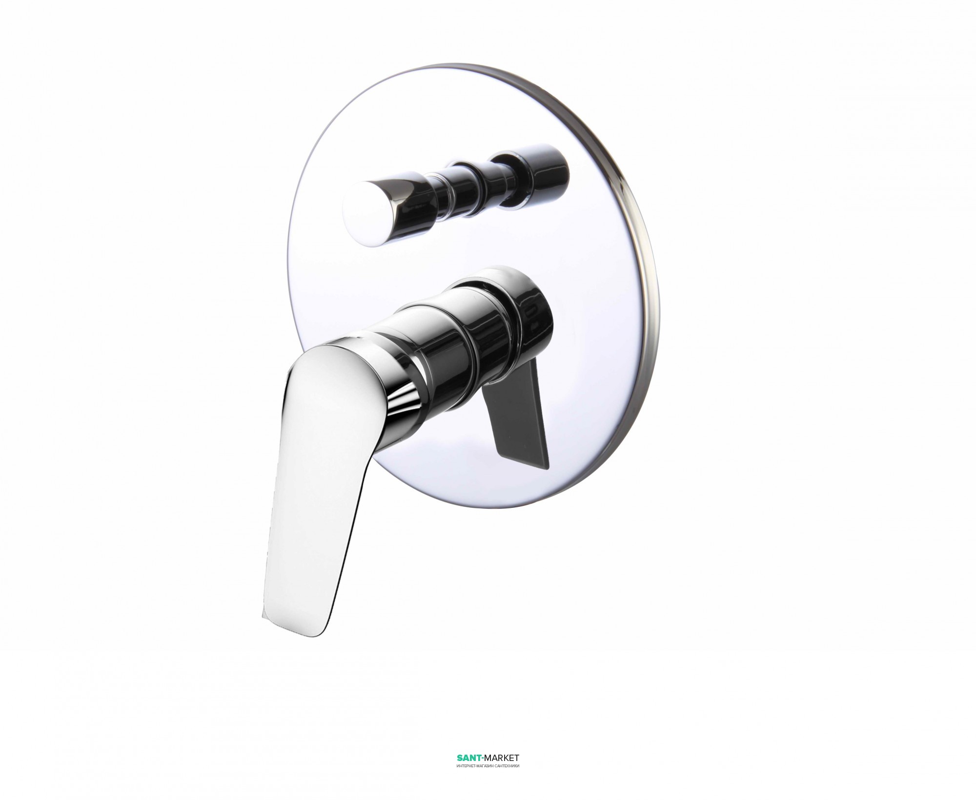 Смеситель для ванны скрытый (встраиваемый) Volle Nemo хром 15142200