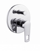 Смеситель для ванны скрытый (встраиваемый) Volle Benita хром 15172200