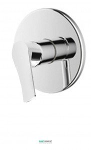 Смеситель для душа скрытый (встраиваемый) однорычажный Volle Daniella хром 15163200