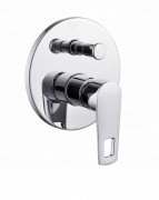 Смеситель для ванны скрытый (встраиваемый) Volle Benita хром 15172200