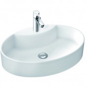 Раковина для ванної Marmorin Toni 60х40 см литий камінь білий 495 060 020 xx x