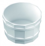 Раковина для ванної Marmorin Jacob Ø35,8 см литий камінь білий 485 039 020 xx x