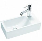 Раковина для ванной Marmorin Elara 3 40х20 см литой камень белый 410 040 020 xx x