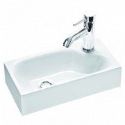 Раковина для ванної Marmorin Elara 4 40х20 см литий камінь білий 420 040 020 xx x