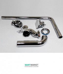 Слив-перелив для ванны Marmorin Fama хром ZOPCC