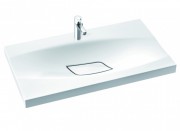 Раковина для ванної Marmorin Noel 80х45 см литий камінь білий 580 080 020 xx x