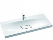 Раковина для ванної Marmorin Noel 100х45 см литий камінь білий 581 100 020 xx x