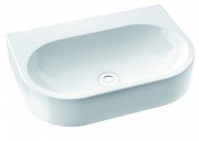 Раковина для ванної Marmorin Pia 60х41 см литий камінь білий 571 060 020 xx x