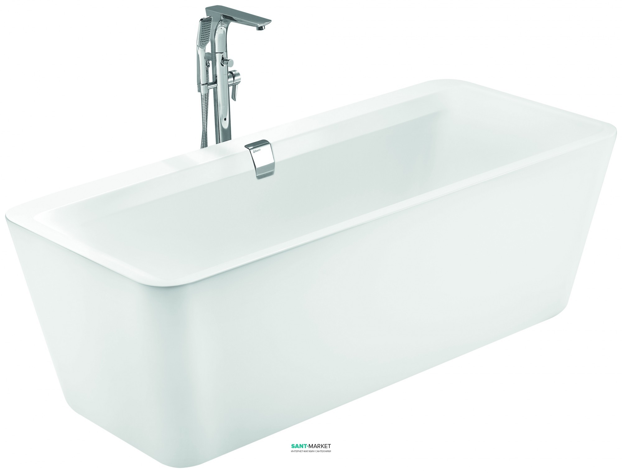 Ванна акриловая Volle 180х80х62 белая 12-22-110C