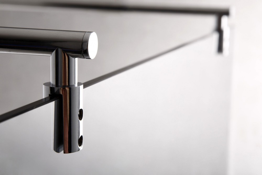 Держатель стекла Volle регулируемый 75-120 к стене 18-05-75120