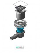 Трап для душа Pestan Confluo Smart Drains накладка під плитку 13000085