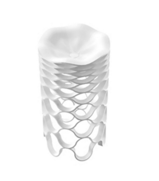 Раковина для ванної Marmorin Sirona 46,5х46,5 см для підлоги литий камінь білий P 500 047 020 510