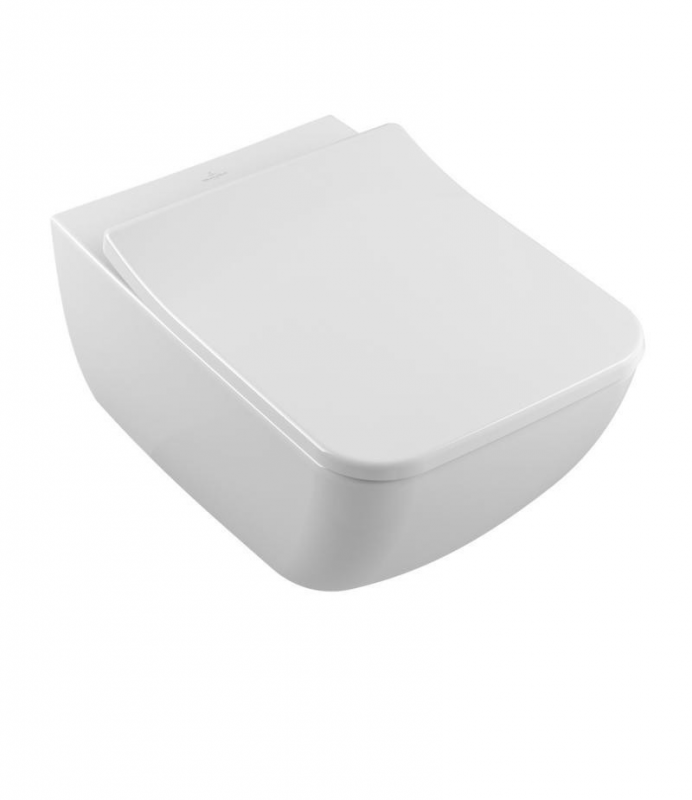 Унітаз Villeroy & Boch Venticello Direct Flush з покриттям Ceramic Plus і сидінням Soft Close 4611RSR1
