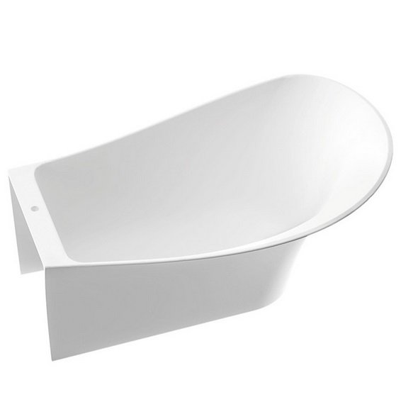 Ванна из камня Marmorin Misa L/R 155,3x91,6 см белый 634 155 920 хх х