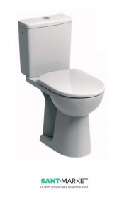 Унитаз-компакт напольный Kolo Nova Pro Rimfree c сиденьем Soft Closing M39045000