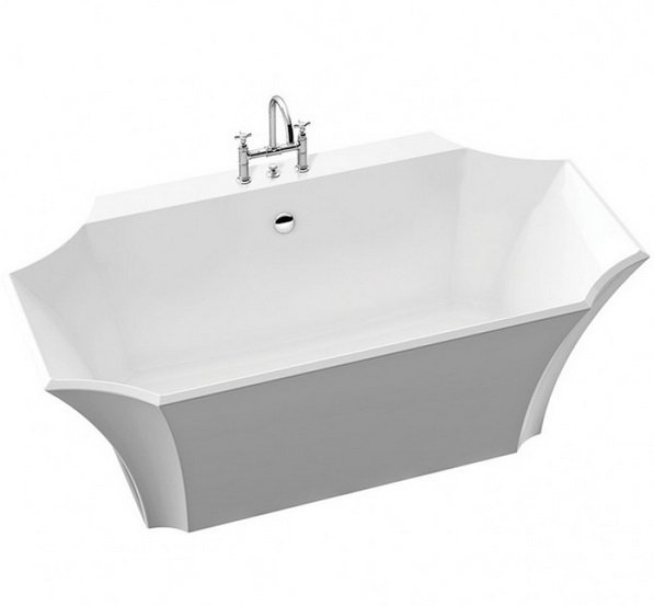 Ванна кам'яна Marmorin La Donna 164,5x89,5 окремостояча білий 565 165 020 xx x