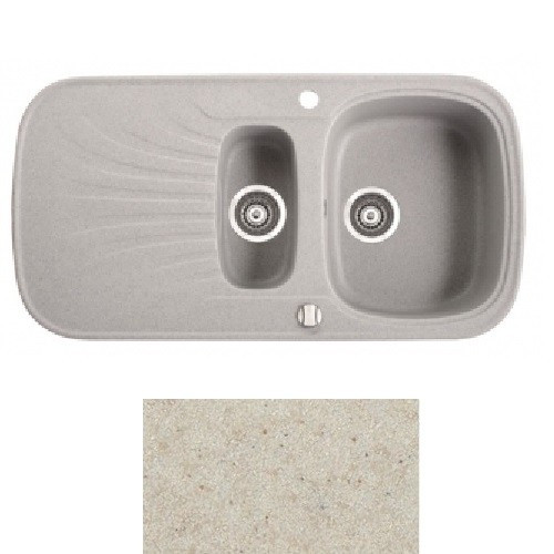 Мойка для кухни прямоугольная Marmorin Oren 1 5k 1o врезная искусственный камень песочный 180 513 007