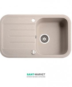 Мийка для кухні прямокутна Marmorin Pesta 1k 1o врізна штучний камінь пісочний 170 113 007