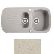 Мийка для кухні прямокутна Marmorin Oren 1 5k 1o врізна штучний камінь пісочний 180 513 007