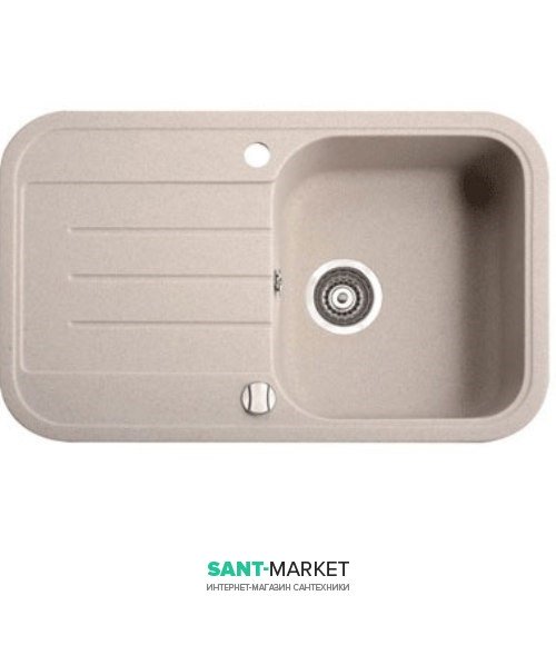 Мийка для кухні прямокутна Marmorin Pesta 1k 1o врізна штучний камінь пісочний 170 113 007