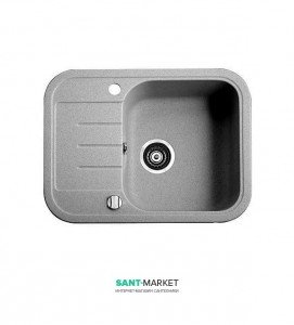 Мойка для кухни прямоугольная Marmorin Pesta 1k 0 5o врезная  искусственный камень серый 170 133 003