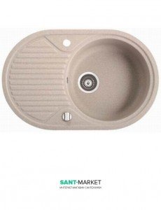Мойка для кухни овальная Marmorin Arena врезная искусственный камень песочный 280 113 007